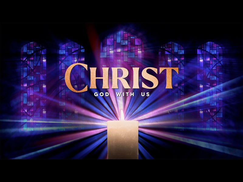 Advent Stained Glass Christ