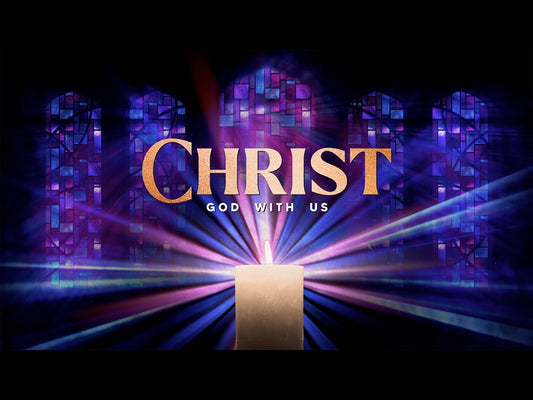 Advent Stained Glass Christ