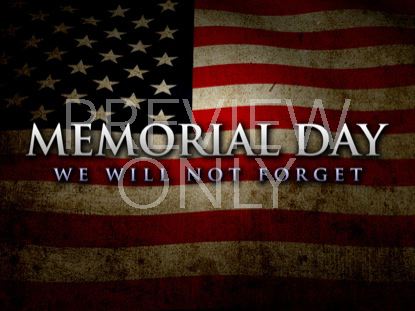 Memorial Day Flag Grunge