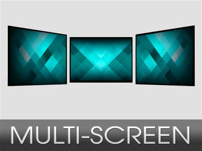 Angled Blocks Teal Still Plus