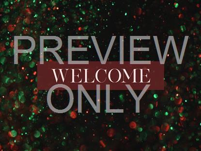 Christmas Glitter Welcome