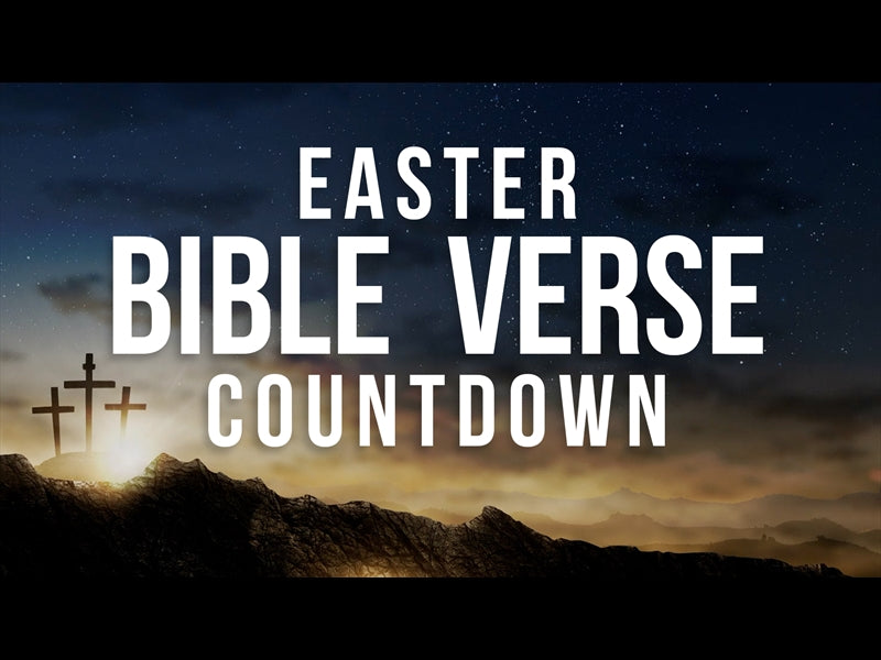 Easter Bible Verse Countdown