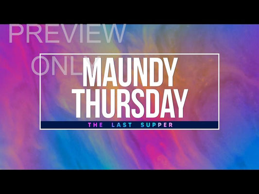 Maundy Thursday Paint: Still Maundy Thursday