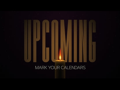 An Advent Moment Upcoming
