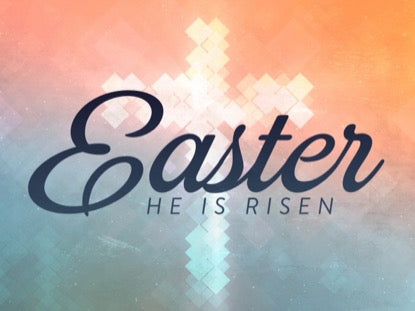 Cross Shapes Easter Title