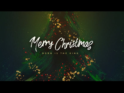 Brushed Christmas Merry Christmas