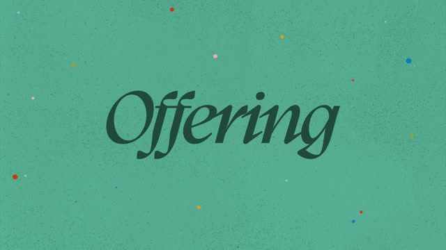 Sharing The Good News Offering