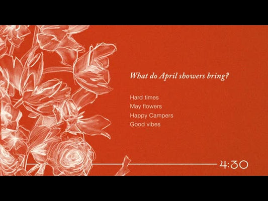 Floral Sketch Trivia Countdown 02