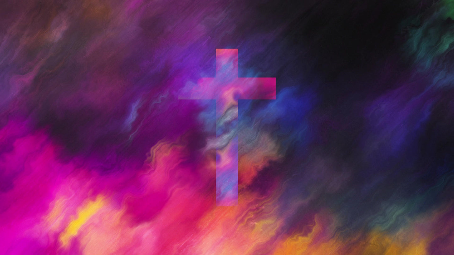 Easter Paint Cross 01 Still