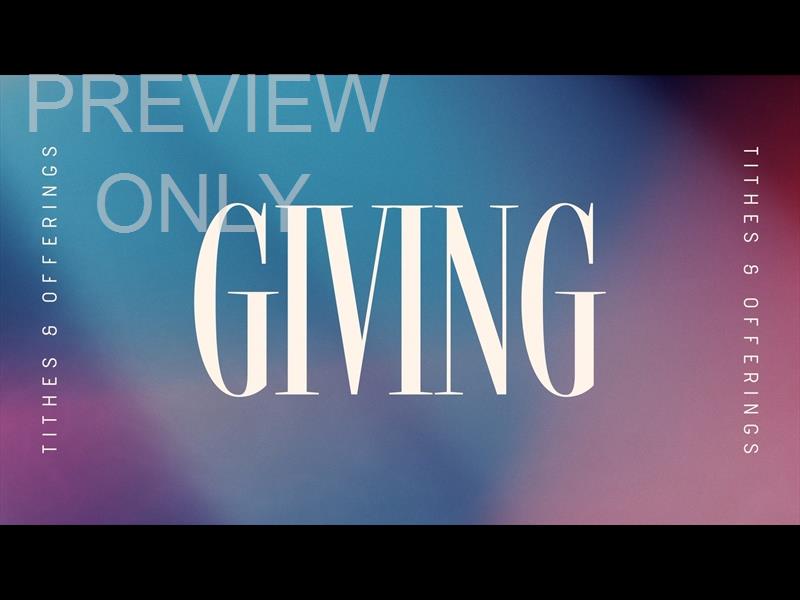Have You Not Heard Giving Still