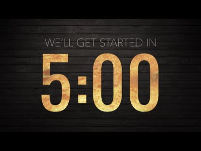 Wooden Glow Countdown