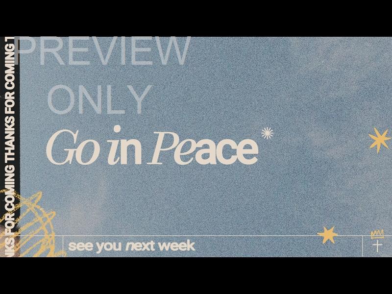 Concrete Vision Go In Peace Still