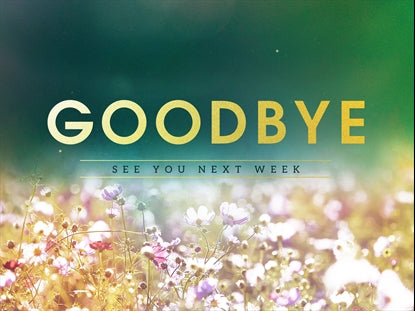Fields Of Bloom Goodbye