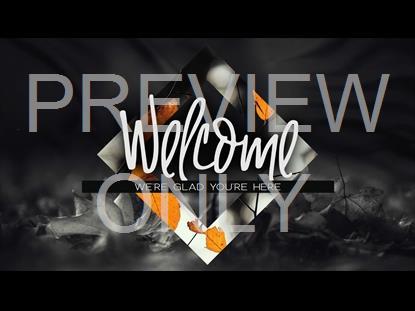 The Shape Of Fall Welcome Graphic