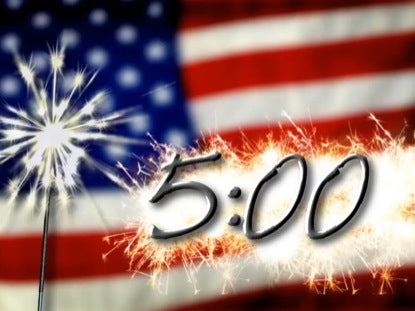Contemporary July 4th Countdown