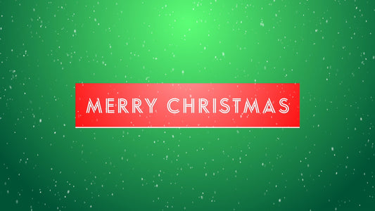 Gradient Snow Christmas Still