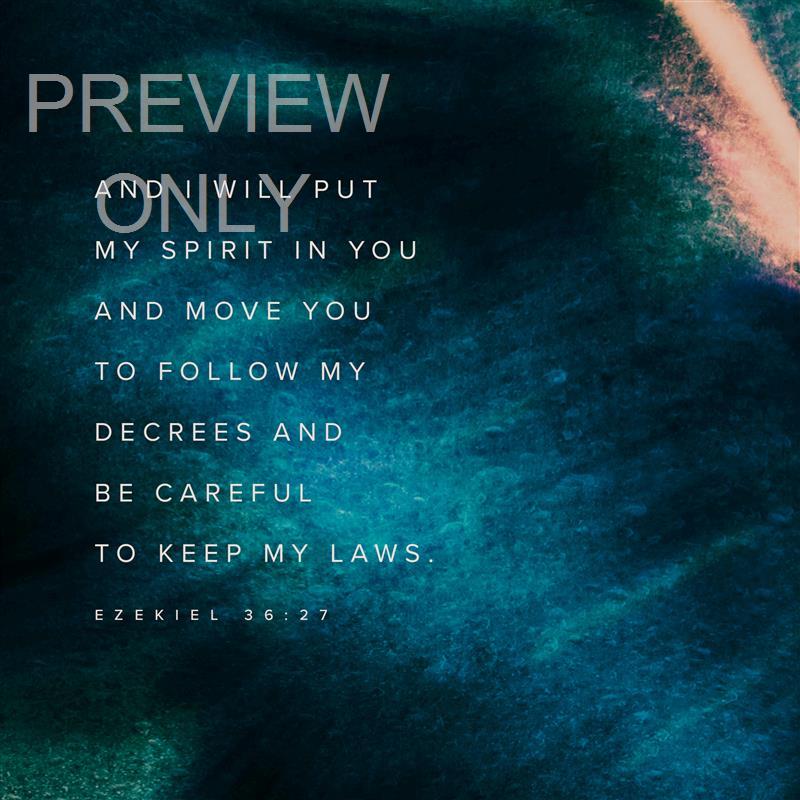 Subtle Color Ezekiel 36:27