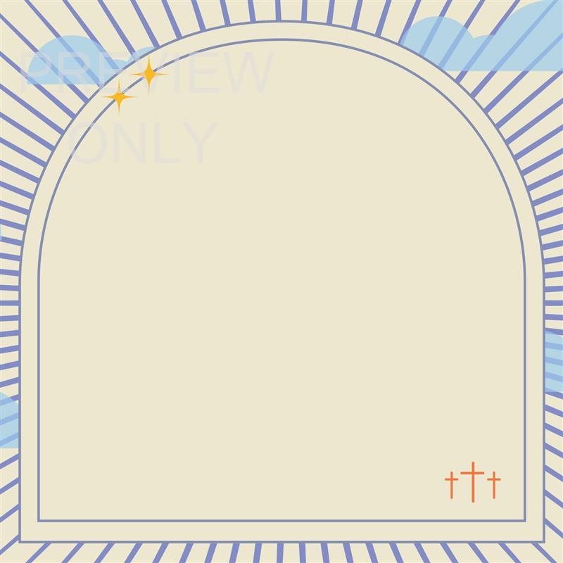 Good Friday: Communion Service Social Graphics Blank