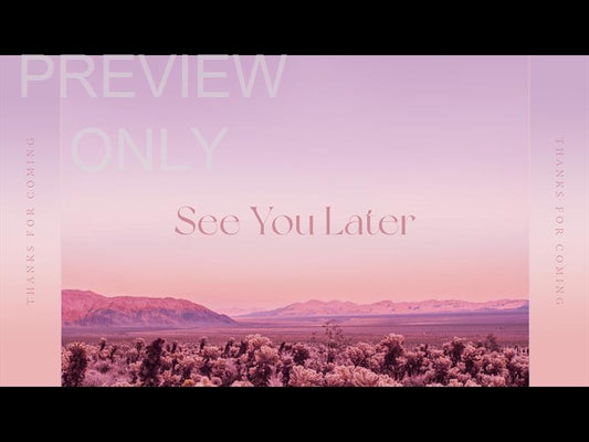 Desert Pink See You Later