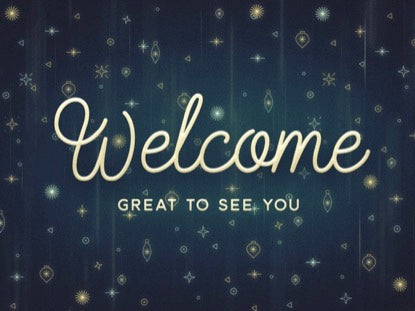 Twinkling Christmas Welcome