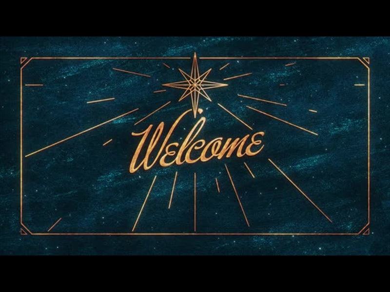 Star Of Wonder Welcome Teal