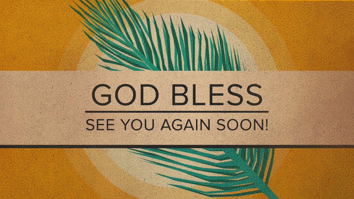 Holy Week Palm Exit