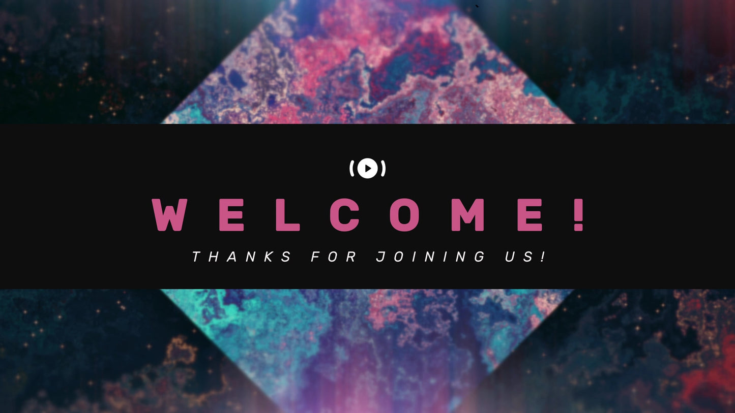 Marbling Welcome Stream Still