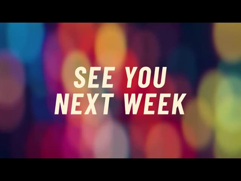 Soft Bokeh See You Next Week