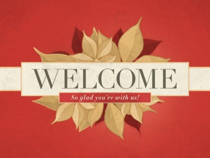 Illustrated Autumn Leaves Welcome