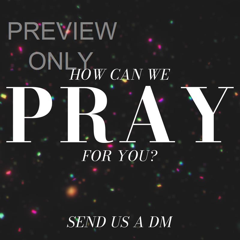 Glitterific New Year Social Graphic Prayer