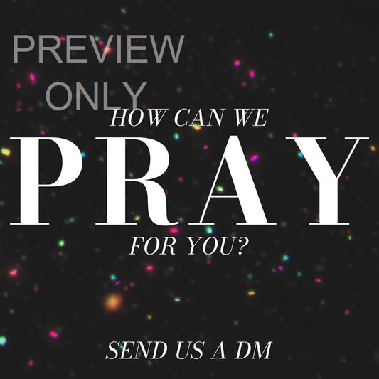 Glitterific New Year Social Graphic Prayer