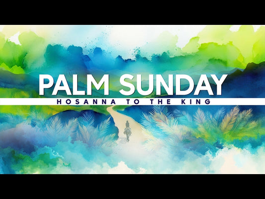 Easter Color Palm Sunday Title