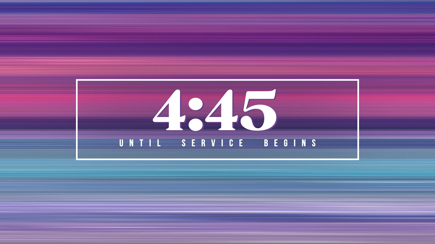 Sunset Gradient Countdown