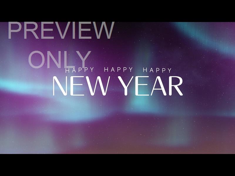 Aurora New Year Still