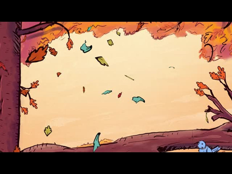 Gratitude Loop Fall Frame With Leaves