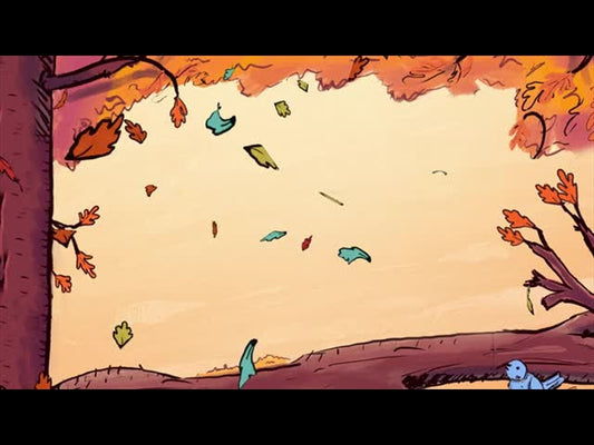 Gratitude Loop Fall Frame With Leaves