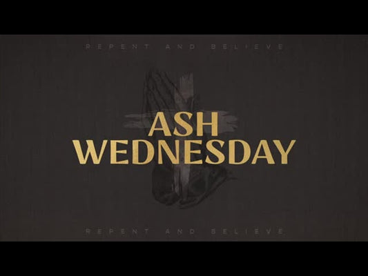 Sayings Of Easter - Ash Wednesday Title