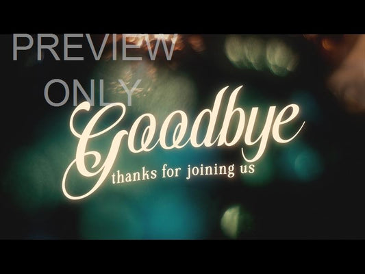 Glory And Wonder Goodbye Still