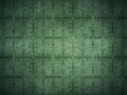 Green Crosses Pattern