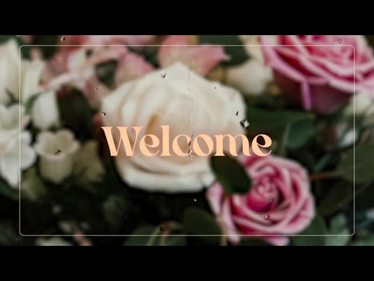 Floral Rain Welcome