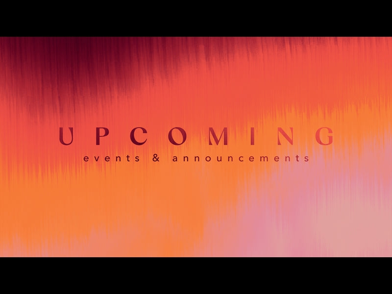 Fall Afresh Upcoming