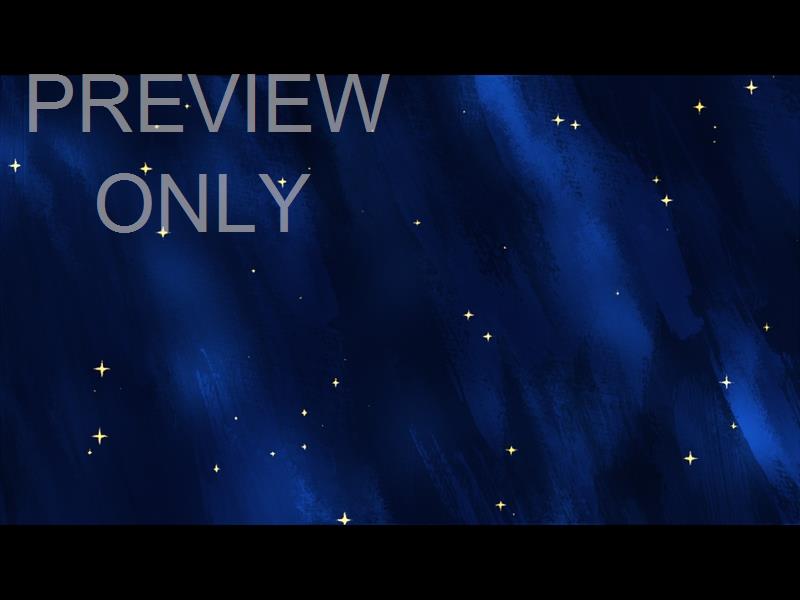 Paint Canvas Dark Blue Stars Still