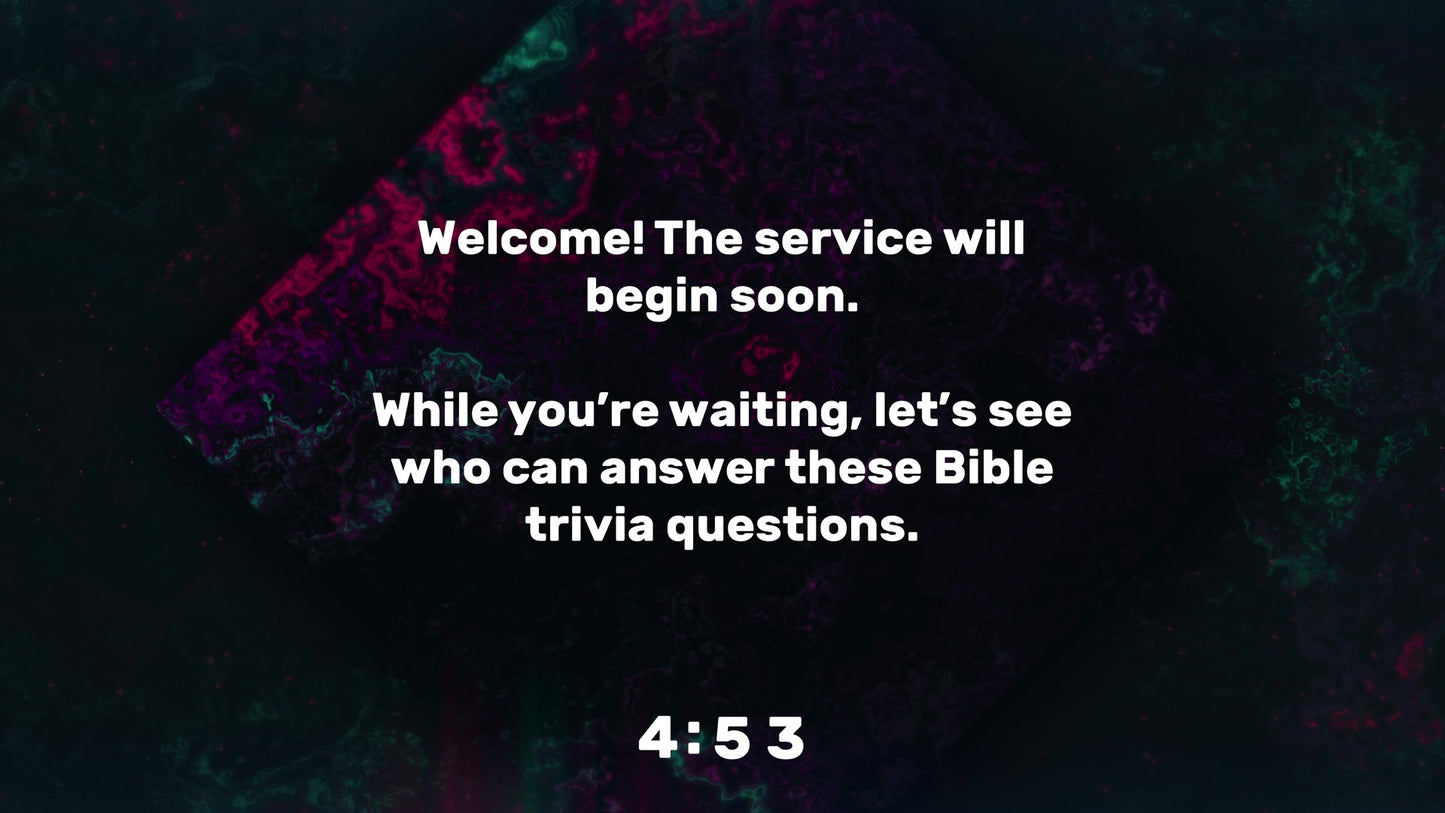 Marbling Trivia Countdown