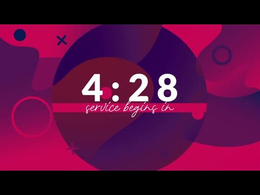 Abstract Motion Countdown