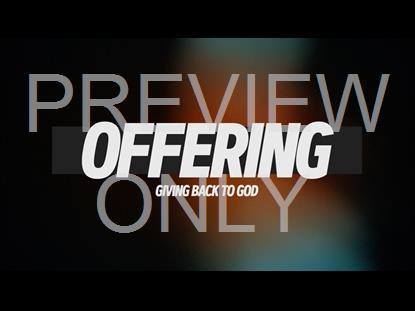 Blurred Offering Graphic