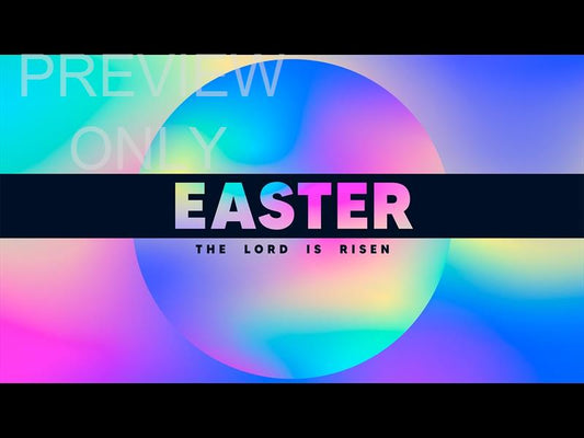 Spring Gradient Easter Still