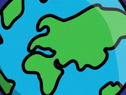 Cartoon Globe 03