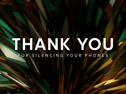 Feathered Glass Thank You Motion