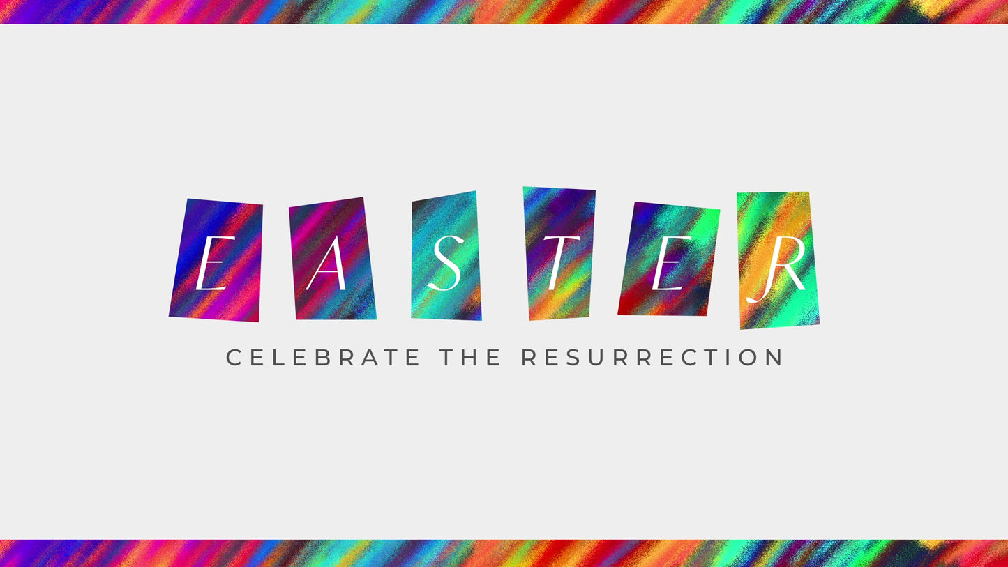 Colorful Easter Title