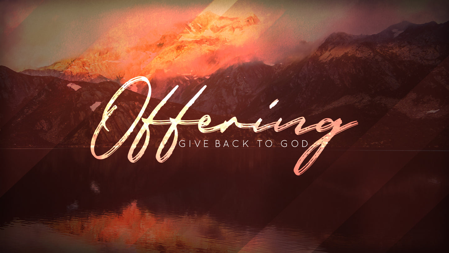 Raised Hallelujah Offering Still